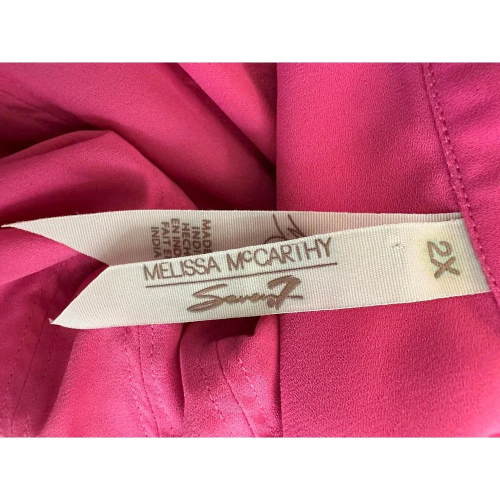 Melissa McCarthy x Seven7 Babydoll Hi Lo Flowy Blouse Plus Size 2X Top HW8794 - Picture 6 of 11